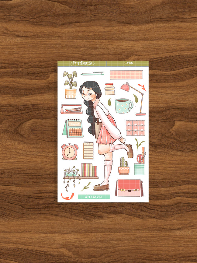 Attentive Student | School Is Cool | Collection Stickers | C269