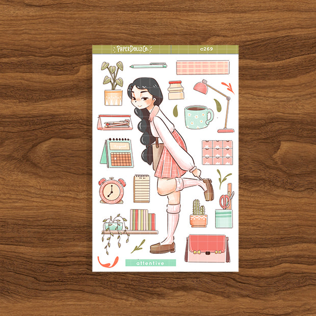 Attentive Student | School Is Cool | Collection Stickers | C269