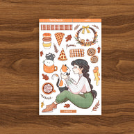 Calico Cat | Autumn Purrfection | Collection Stickers | C272