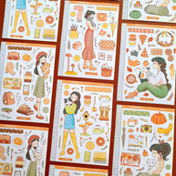 White Cat | Autumn Purrfection | Collection Stickers | C281