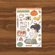 Hetero Cat | Autumn Purrfection | Collection Stickers | C276