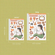 White Cat | Autumn Purrfection | Collection Stickers | C277