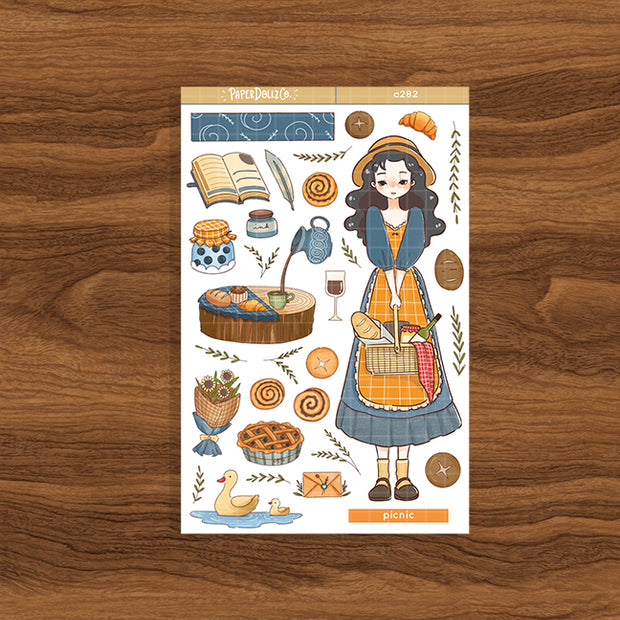 Picnic | Cottage Core | Collection Stickers | C282