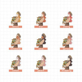 Cottage Core | PaperDollzCo Planner | Sticker Book | CB040