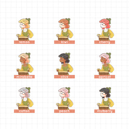 Cottage Core | PaperDollzCo Planner | Sticker Book | CB040