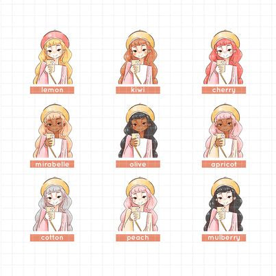 Story of Us | PaperDollzCo Planner | Sticker Book | CB042