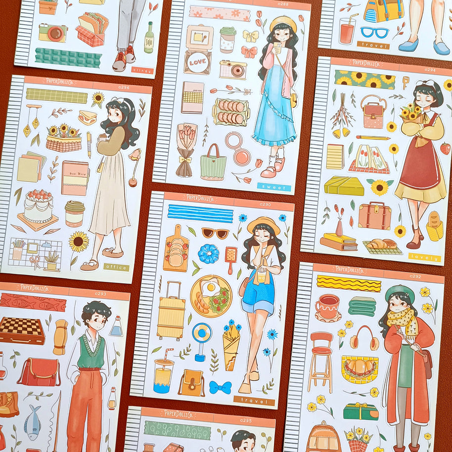 Travel Girl | Story of Us | Collections Stickers | C290