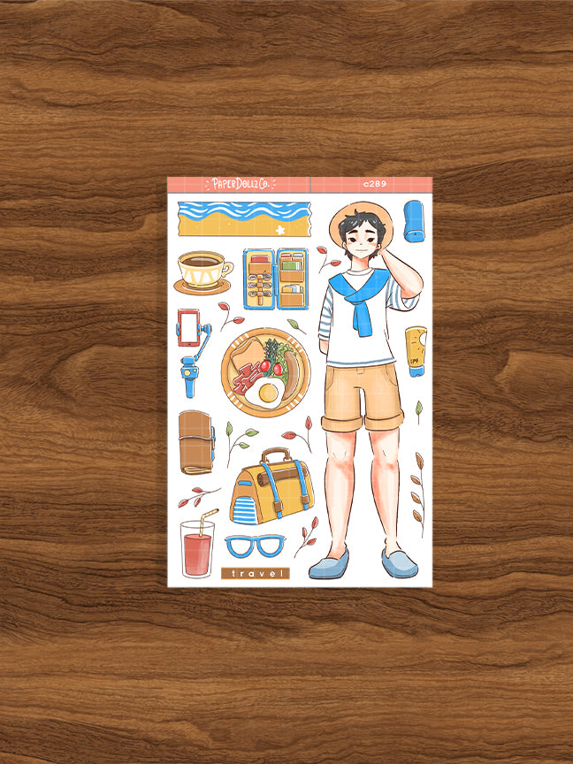 Travel Guy | Crush Confessions | Collection Stickers | C289