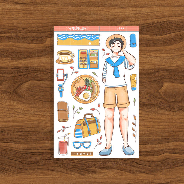 Travel Guy | Crush Confessions | Collection Stickers | C289