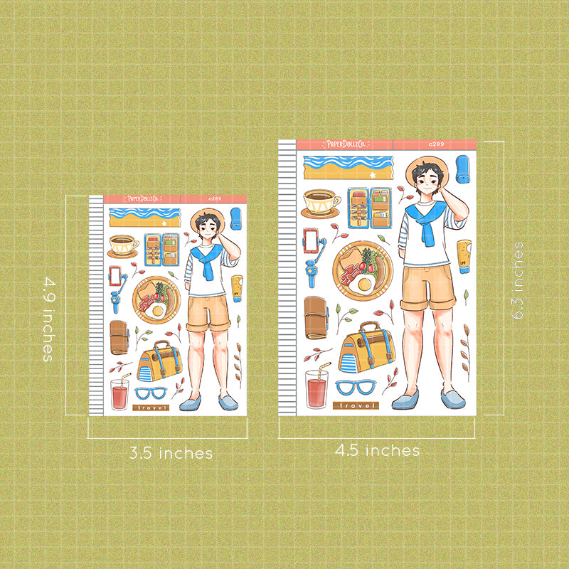 Travel Guy | Crush Confessions | Collection Stickers | C289