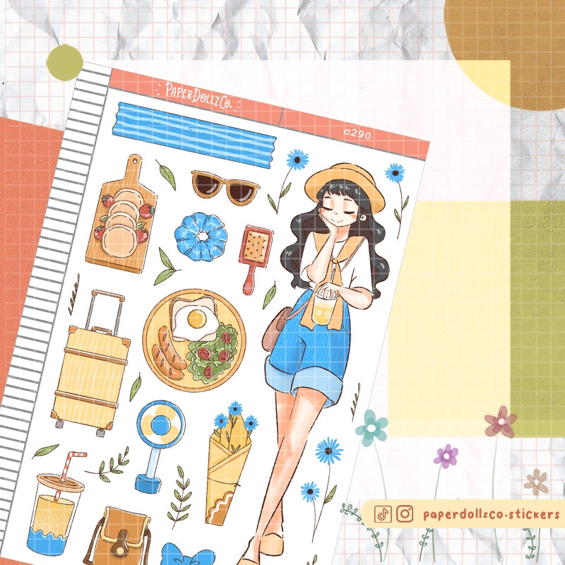 Travel Girl | Story of Us | Collections Stickers | C290
