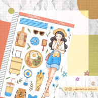 Travel Girl | Story of Us | Collections Stickers | C290