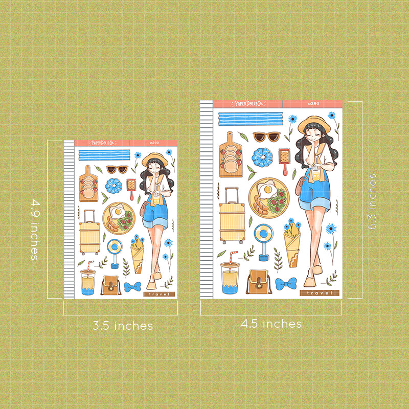 Travel Girl | Story of Us | Collection Stickers | C290