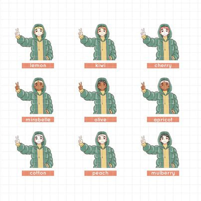 Crush Confessions  | PaperDollzCo Planner | Sticker Book | CB043