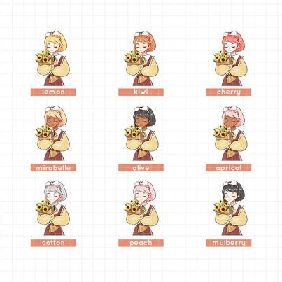 Story of Us | PaperDollzCo Planner | Sticker Book | CB042