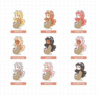 Story of Us | PaperDollzCo Planner | Sticker Book | CB042