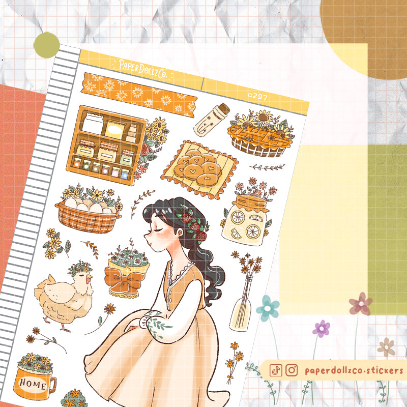 Farmlife | The Pretty Petal | Collection Stickers | C297