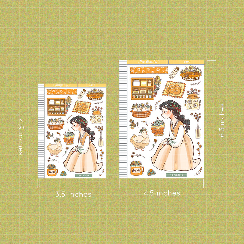 Farmlife | The Pretty Petal | Collection Stickers | C297