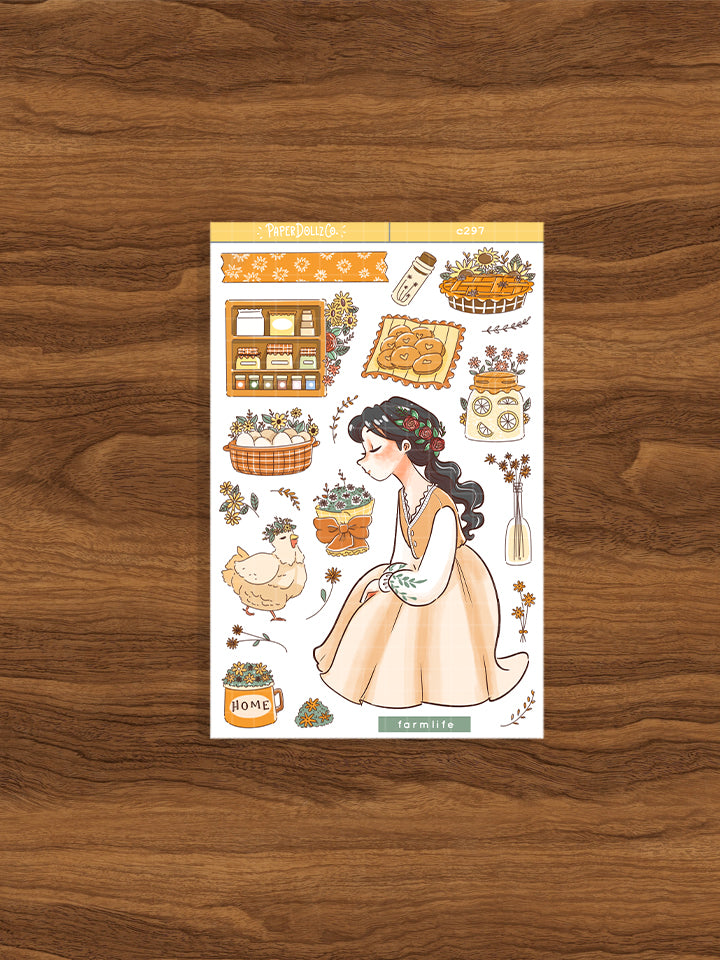 Farmlife | The Pretty Petal | Collection Stickers | C297