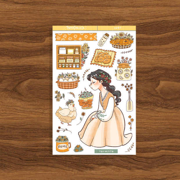 Farmlife | The Pretty Petal | Collection Stickers | C297