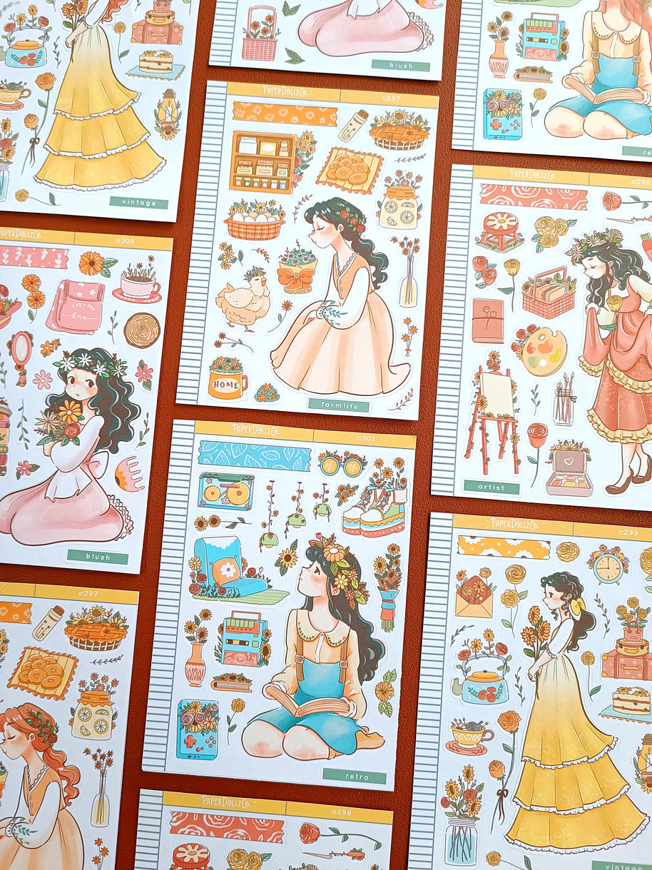 Artist | The Pretty Petal | Collection Stickers | C298
