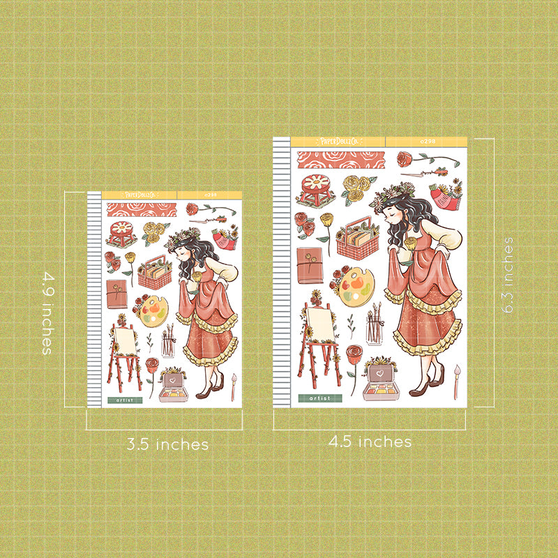 Artist | The Pretty Petal | Collection Stickers | C298
