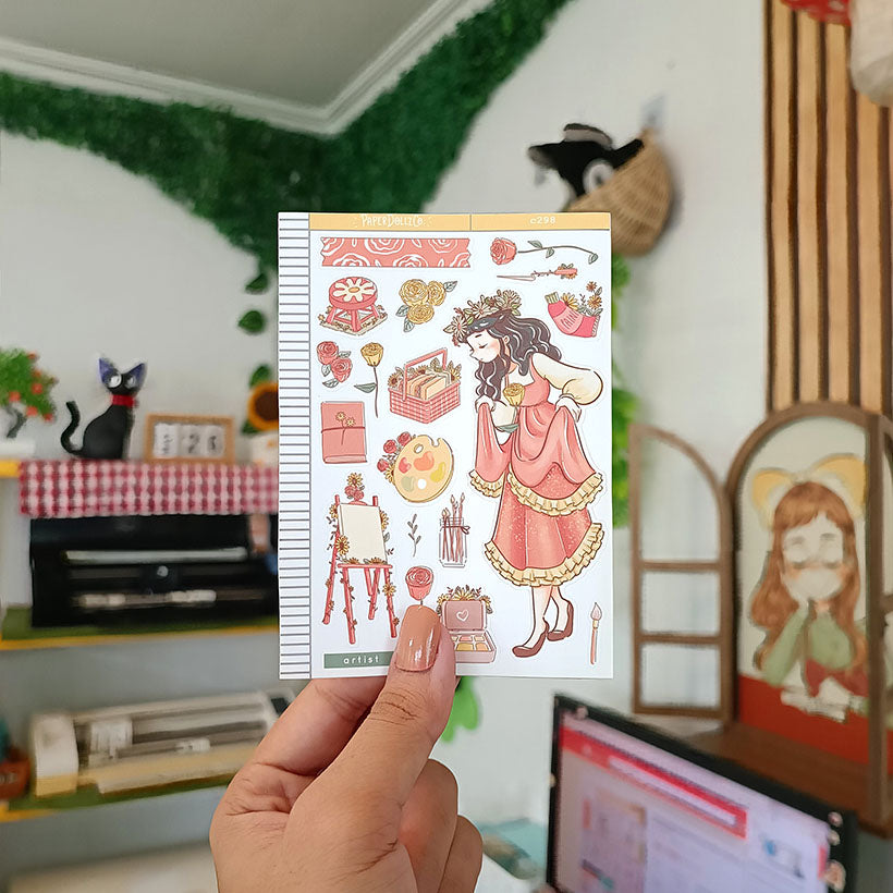 Artist | The Pretty Petal | Collection Stickers | C298