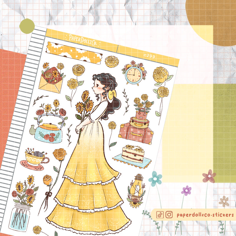 Vintage | The Pretty Petal | Collection Stickers | C299
