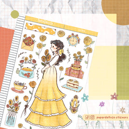 Vintage | The Pretty Petal | Collection Stickers | C299