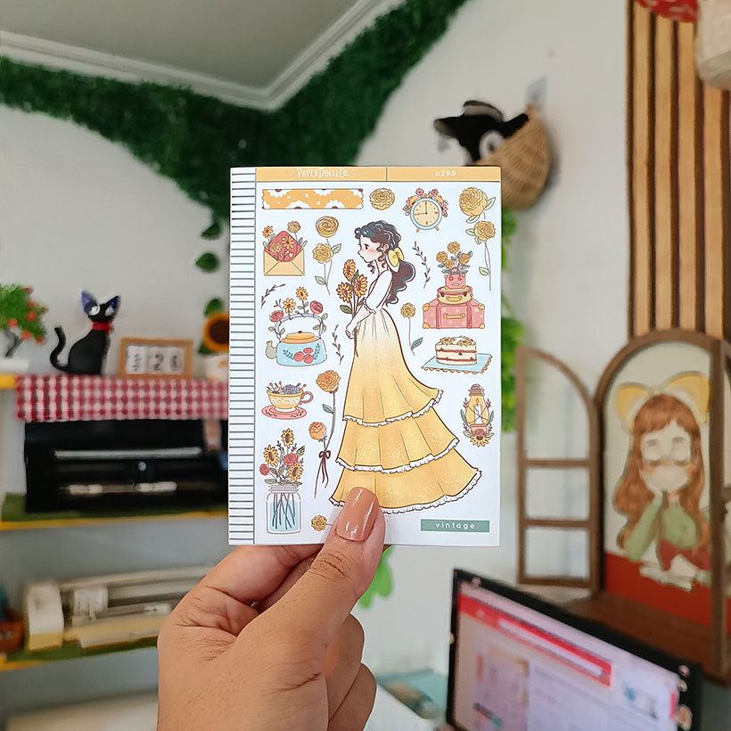 Vintage | The Pretty Petal | Collection Stickers | C299