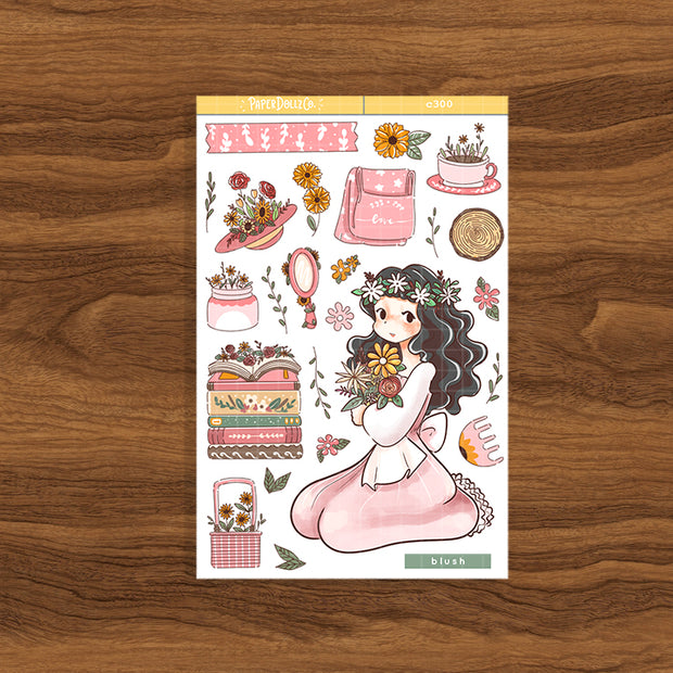 Blush | The Pretty Petal | Collection Stickers | C300