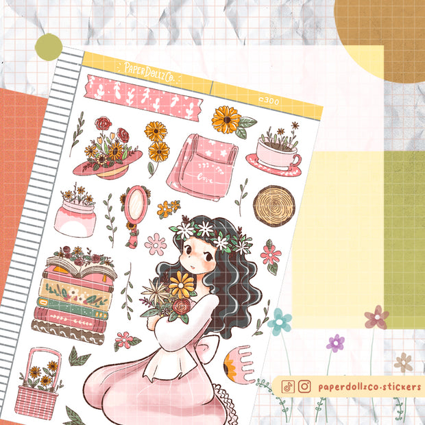 Blush | The Pretty Petal | Collection Stickers | C300