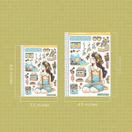 Retro | The Pretty Petal | Collection Stickers | C301