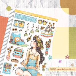 Retro | The Pretty Petal | Collection Stickers | C301