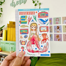 Retro | The Modern Mermaids | Collection Stickers | C302