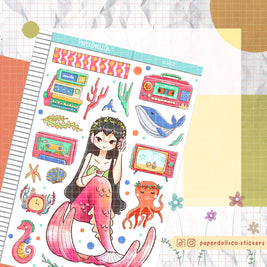 Retro | The Modern Mermaids | Collection Stickers | C302