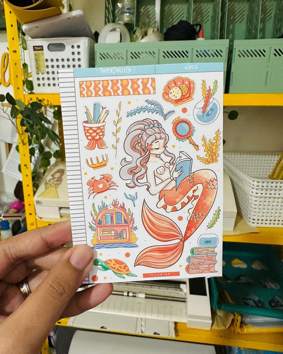 Bookish | The Modern Mermaids | Collection Stickers | C303