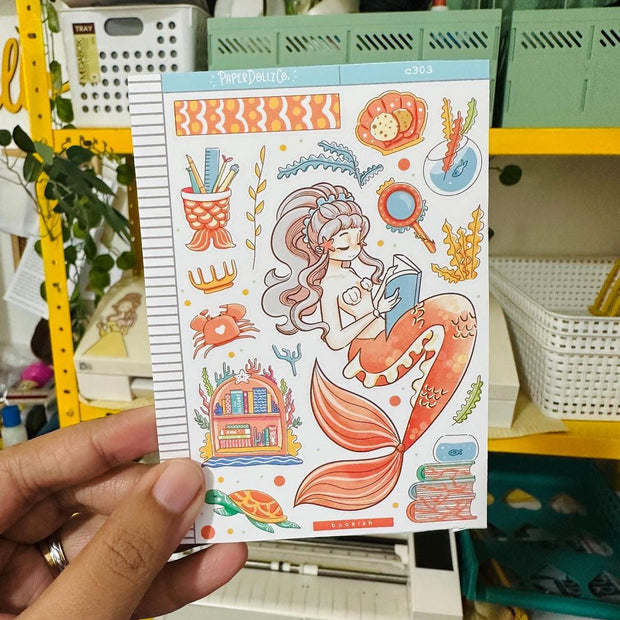 Bookish | The Modern Mermaids | Collection Stickers | C303