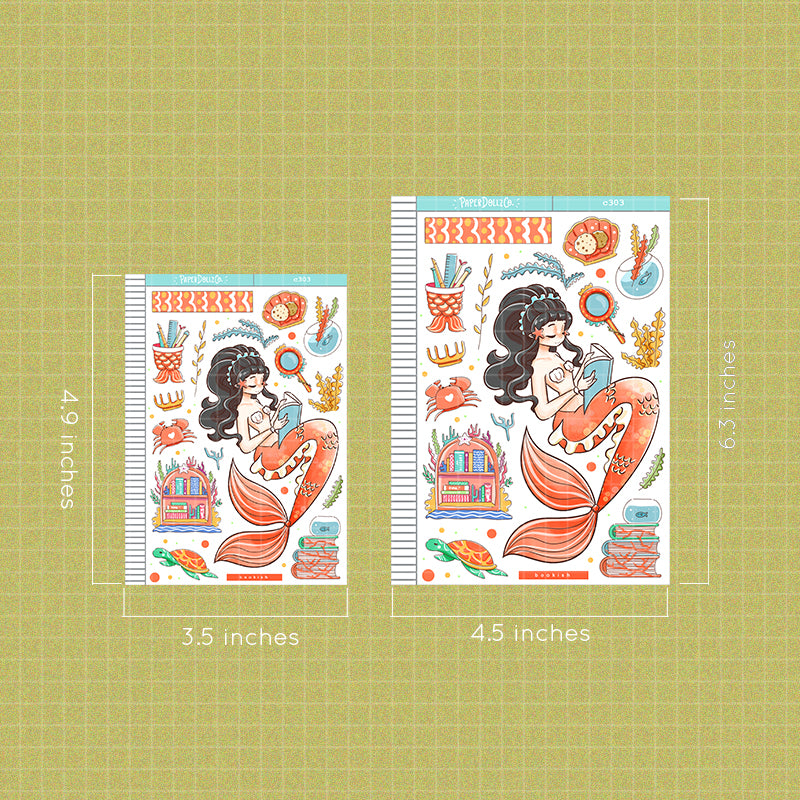 Bookish | The Modern Mermaids | Collection Stickers | C303