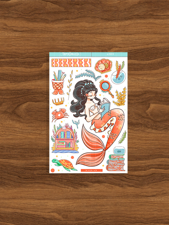 Bookish | The Modern Mermaids | Collection Stickers | C303