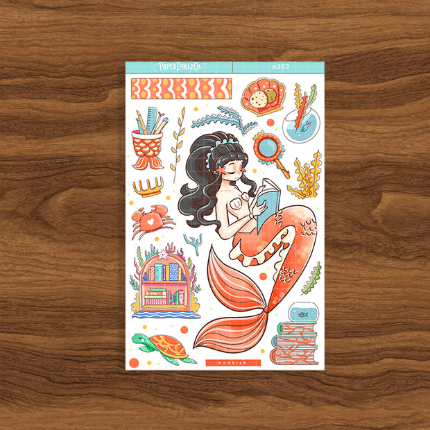 Bookish | The Modern Mermaids | Collection Stickers | C303