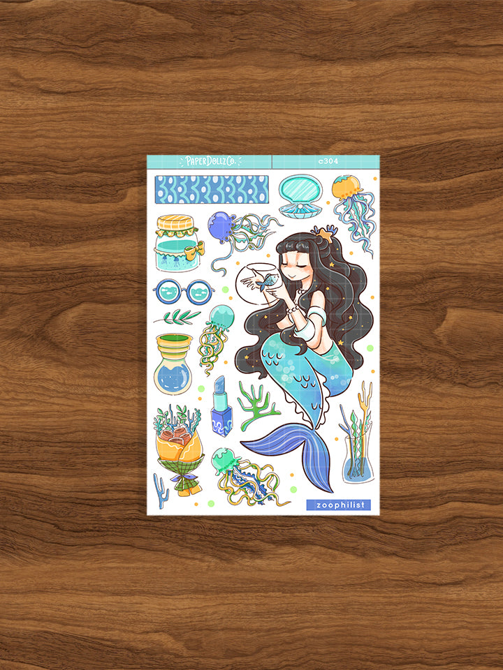 Zoophilist | The Modern Mermaids | Collection Stickers | C304