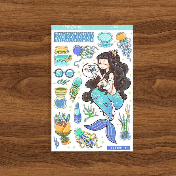 Zoophilist | The Modern Mermaids | Collection Stickers | C304