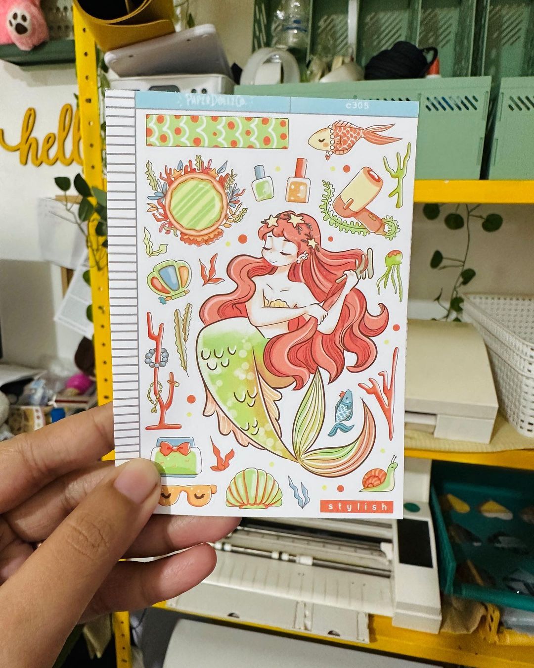Stylish | The Modern Mermaids | Collection Stickers | C305