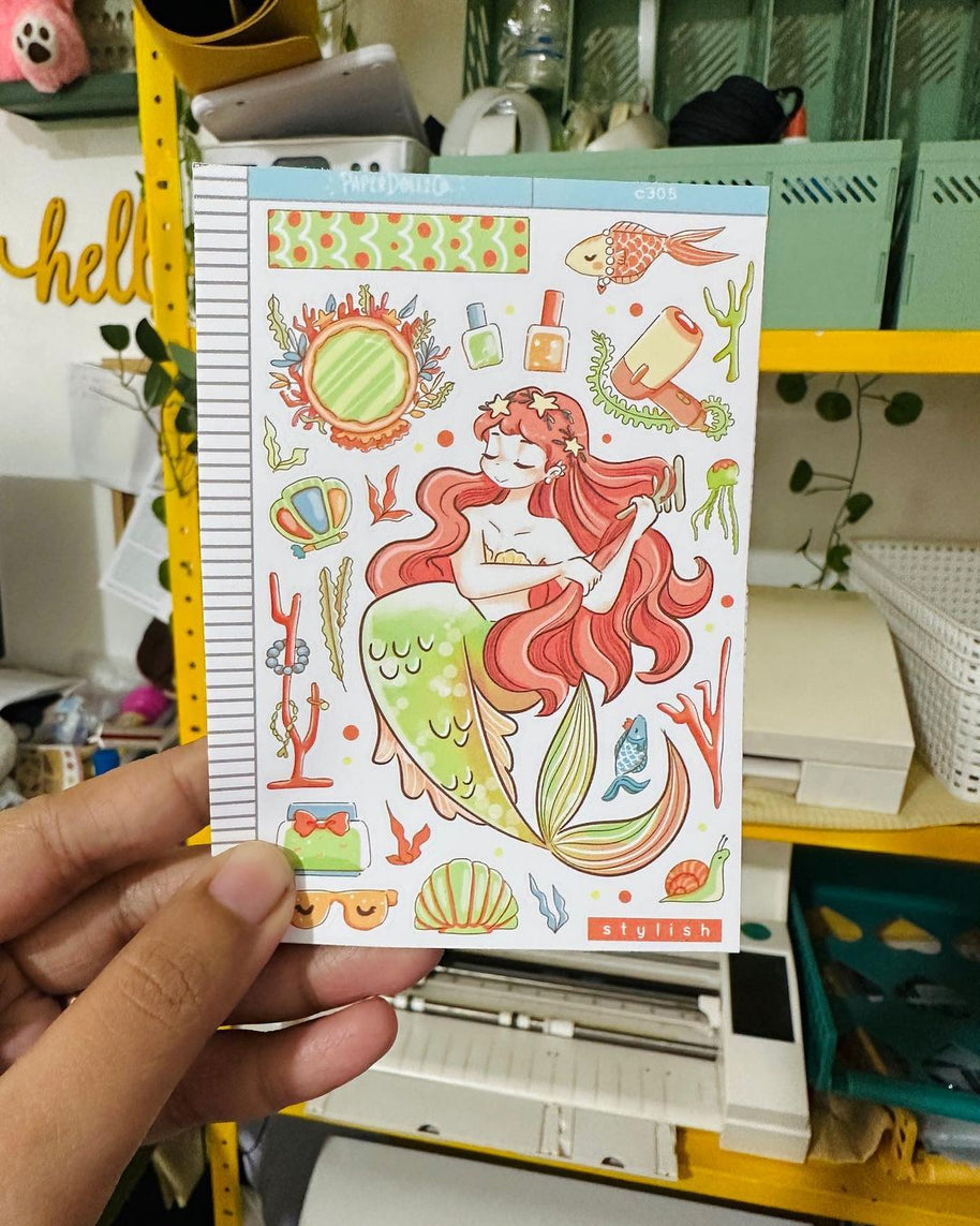 Stylish | The Modern Mermaids | Collection Stickers | C305