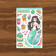 Coffeeholic | The Modern Mermaids | Collection Stickers | C306