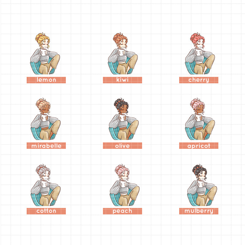 Pretty Petal and Home Buddy | A5 Kits Sticker Book | CDB005