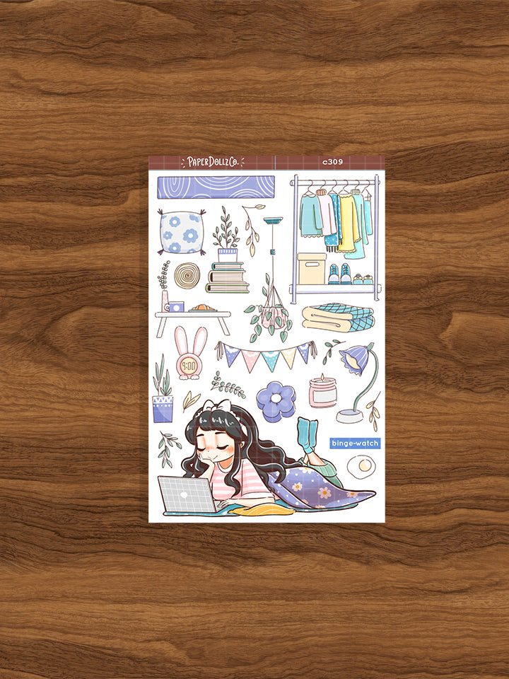 Binge-watch | Home Buddy | Collection Stickers | C309