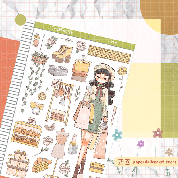 Shopping | Love Yourself | Collection Stickers | C314