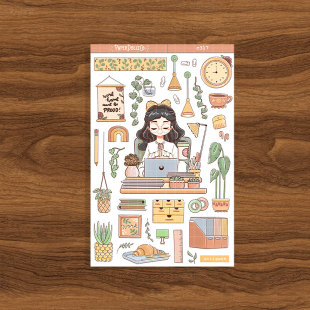 Diligent | Working Women | Collection Stickers | C317